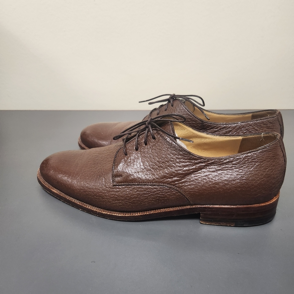 Moreschi Brown Leather laced up shoes Sz 9. - Picture 4 of 11
